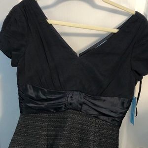 Antonio Melani navy and gold cocktail dress size 4